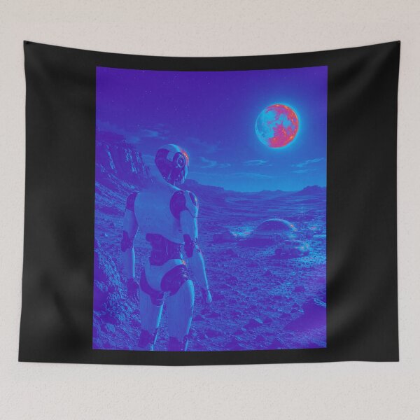 Item preview,  AI Supercomputer Robot | 1984 Cyberpunk Vaporwave Computer designed and sold by TEEJAMBOREE.