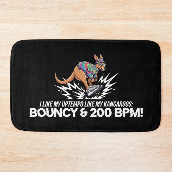 Item preview, Bouncy 200 BPM Uptempo Kangaroo Hardcore Rave designed and sold by SPAZE-Typo.