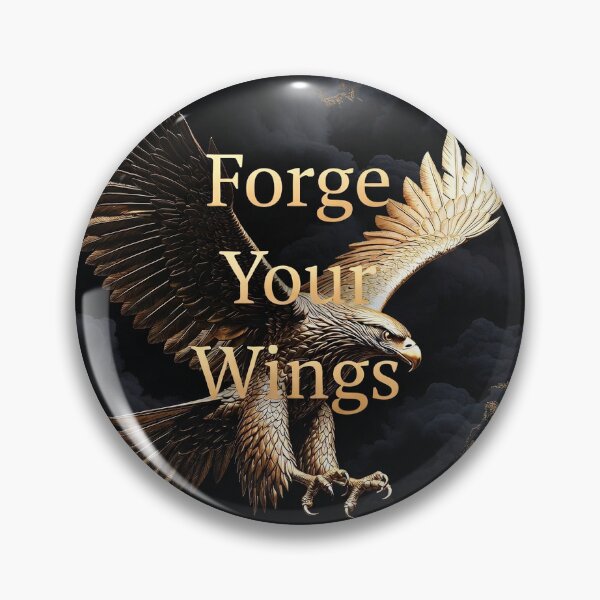Item preview, Forge Your Wings - Motivational Fitness Eagle Art designed and sold by FalconForge.
