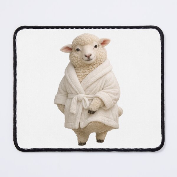 Item preview, Bathrobe Merino Sheep designed and sold by Sillytoe.