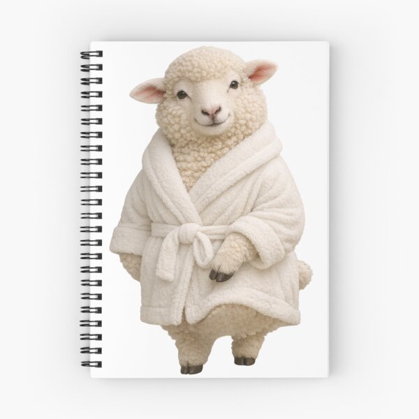Item preview, Bathrobe Merino Sheep designed and sold by Sillytoe.