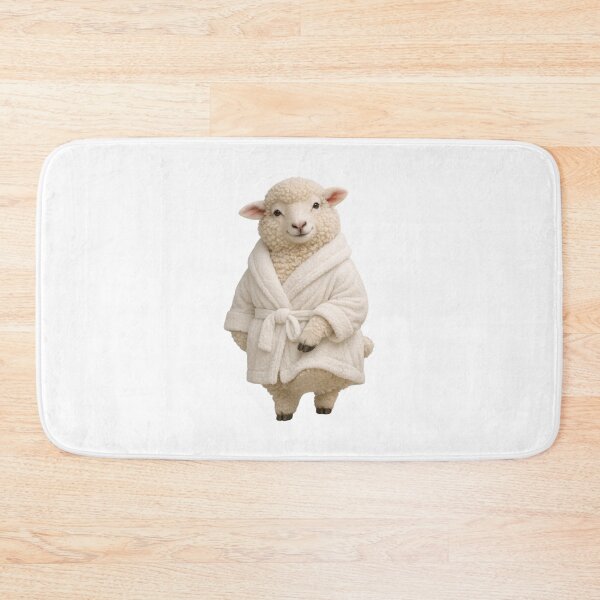 Item preview, Bathrobe Merino Sheep designed and sold by Sillytoe.