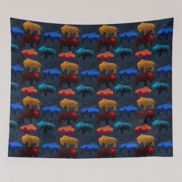 Item preview, Bison Elements  designed and sold by WYFolkMama.