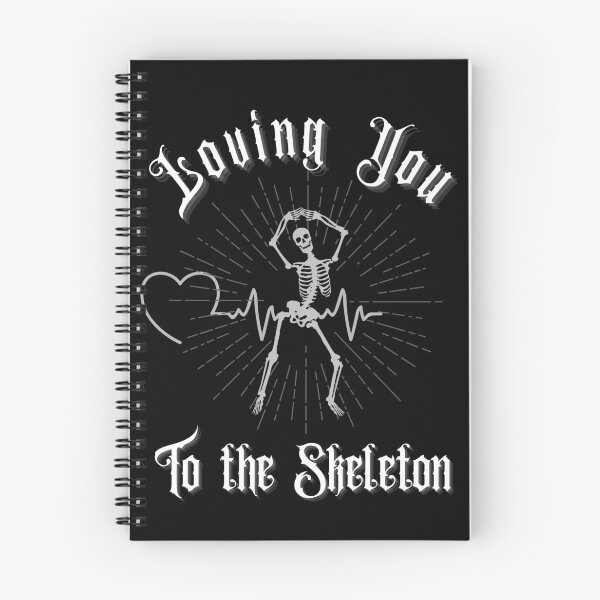Item preview, Loving You To The Skeleton Aesthetic Grunde designed and sold by AhmadAnnaPrints.