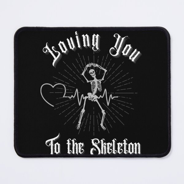 Item preview, Loving You To The Skeleton Aesthetic Grunde designed and sold by AhmadAnnaPrints.