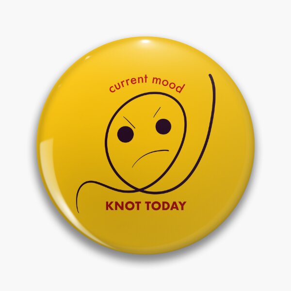 Item preview, Knot Today Funny Grumpy Mood Art designed and sold by Rozi A.S.