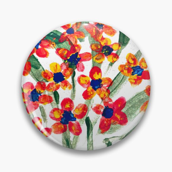 Item preview, Hand Painted Acrylic Flower Painting designed and sold by RMTrendy.