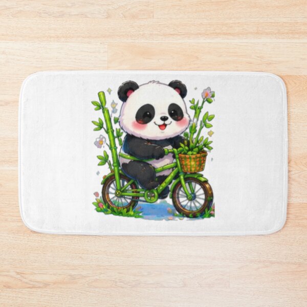 Item preview, Cute Panda Bicycle Adventure Sticker designed and sold by DailyDoodlesBySumbul.