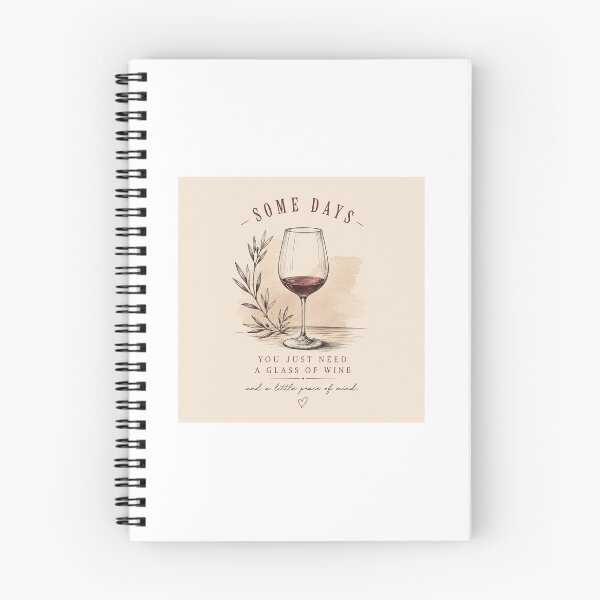 Item preview, Some Days You Just Need a Glass of Wine | Vintage Wine Lover Design designed and sold by Fm204.