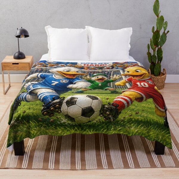 Item preview, Ducks Playing Soccer designed and sold by DazzleKitty.