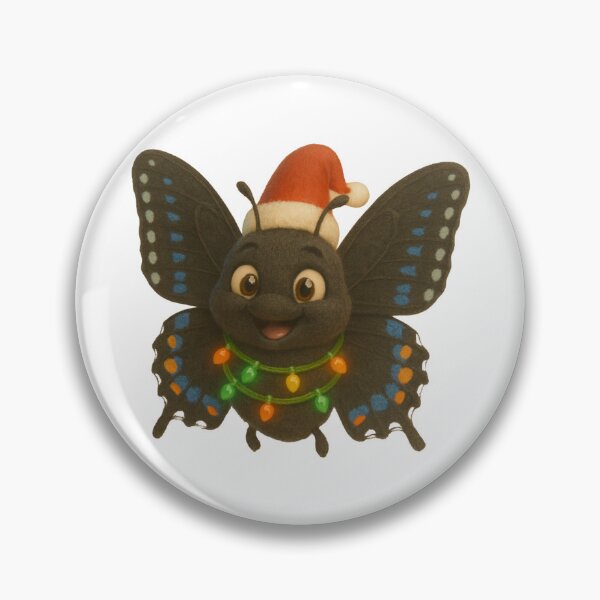 Item preview, Christmas Black Swallowtail Butterfly designed and sold by Sillytoe.