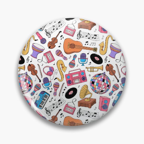 Item preview, Music Lovers Pattern designed and sold by TeeGeeTees.