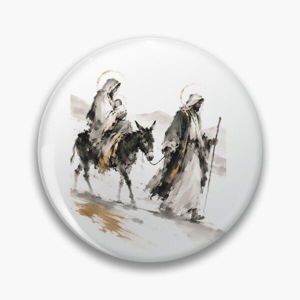 Item preview, Flight Into Egypt Holy Family Art designed and sold by Phos Creatives.
