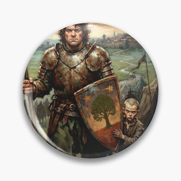 Item preview, A Knight of the Seven Kingdoms Retro Fantasy Drama Tribute Art Poster designed and sold by Art's Diner.