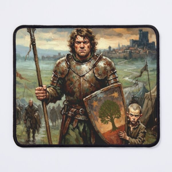 Item preview, A Knight of the Seven Kingdoms Retro Fantasy Drama Tribute Art Poster designed and sold by Art's Diner.