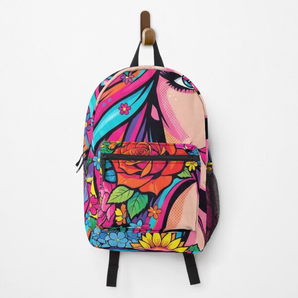 Item preview, A beautiful girl with vibrant colors. designed and sold by PP&RAINBOW SHOP.