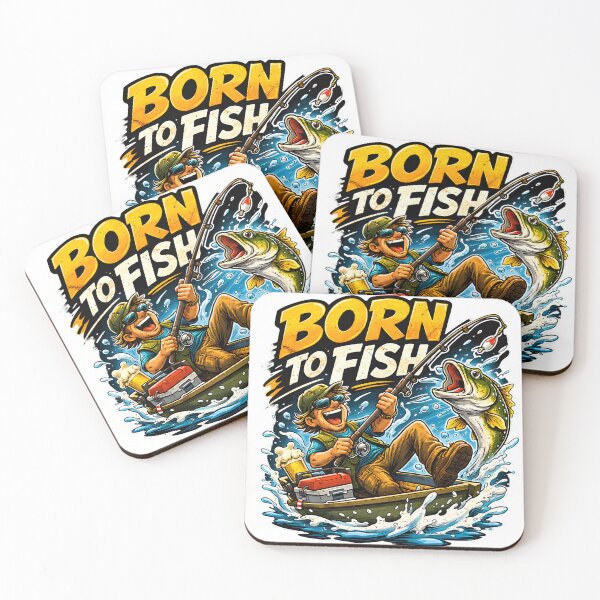 Item preview, Born To Fish Funny Fishing Shirt | Bass Fishing Gift for Anglers designed and sold by Bizon2910.
