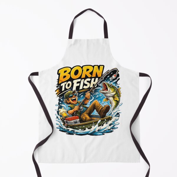 Item preview, Born To Fish Funny Fishing Shirt | Bass Fishing Gift for Anglers designed and sold by Bizon2910.