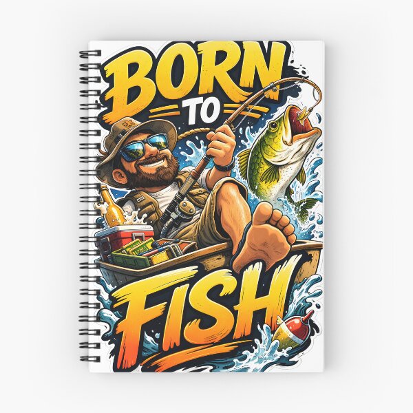 Item preview, Born To Fish Funny Bass Fishing Graphic | Fisherman Gift Idea designed and sold by Bizon2910.