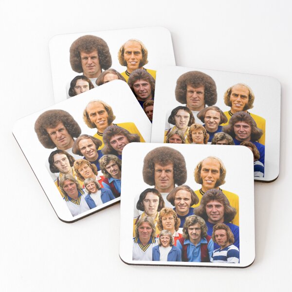 Item preview, The Greatest 70s Footballers / Soccer Hairstyles designed and sold by darklordpug.