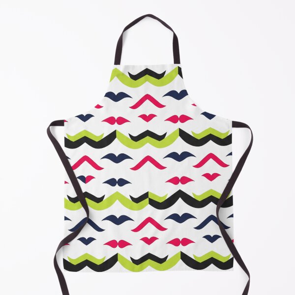 Item preview, Bold Mustache Wave Pattern - Pink Navy Lime Chevron Design designed and sold by Dzblack.