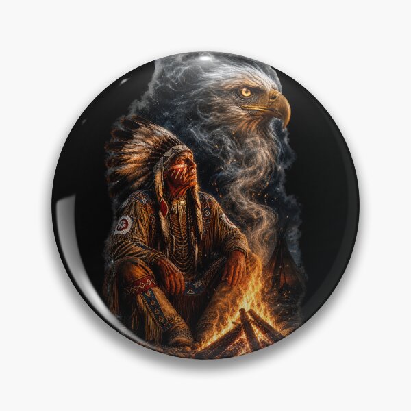 Item preview, Spirit Eagle Rising From Fire designed and sold by FREENATION2026.