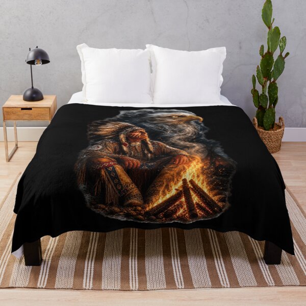 Item preview, Spirit Eagle Rising From Fire designed and sold by FREENATION2026.