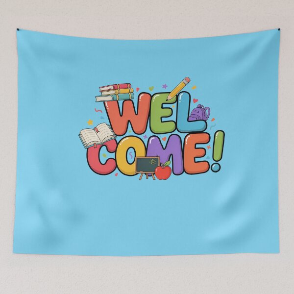 Item preview, WELCOME for BACK TO SCHOOL and Teachers designed and sold by Greenbaby.