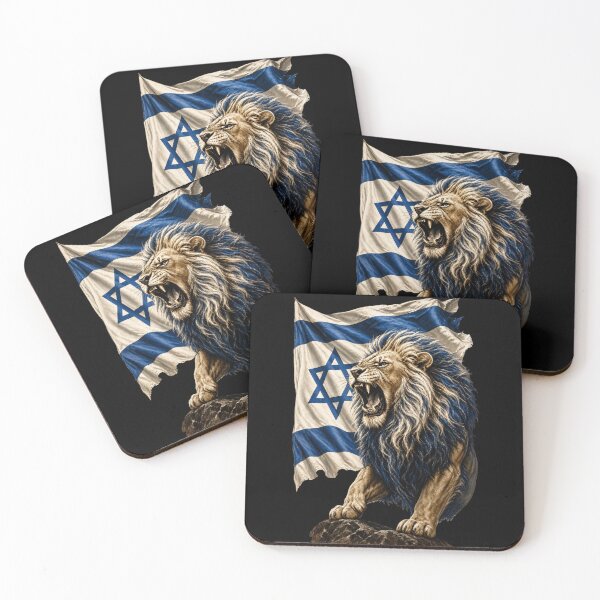 Item preview, Fierce Israeli Lion Roaring Freedom - Jewish Heritage designed and sold by FREENATION2026.