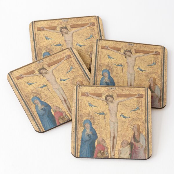 Item preview, The Crucifixion by Master of Saints Veronica 1410 designed and sold by GuyBlank.