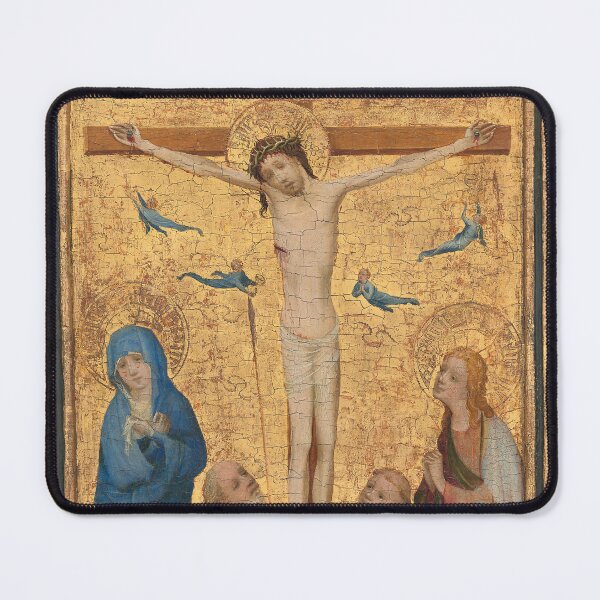 Item preview, The Crucifixion by Master of Saints Veronica 1410 designed and sold by GuyBlank.