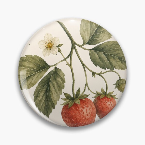 Item preview, Sweet Like a Strawberry | Vintage Strawberry Botanical Design designed and sold by Fm204.