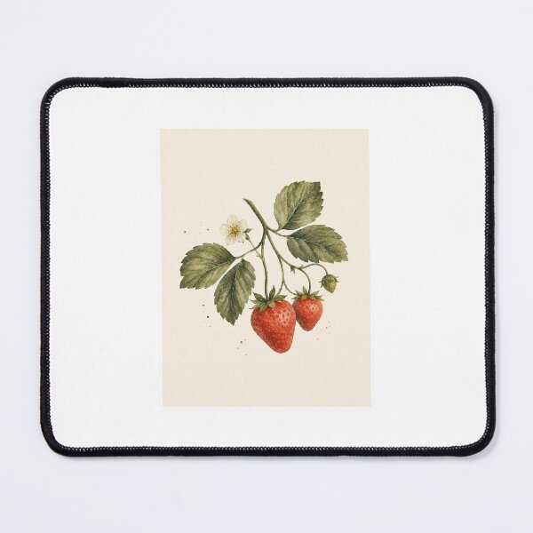 Item preview, Sweet Like a Strawberry | Vintage Strawberry Botanical Design designed and sold by Fm204.