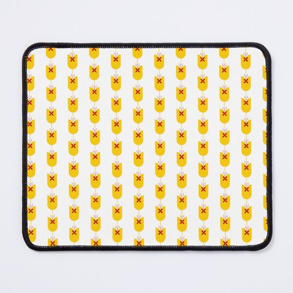 Item preview, Modern Geometric Yellow Flower Bud Illustration designed and sold by Rozi A.S.