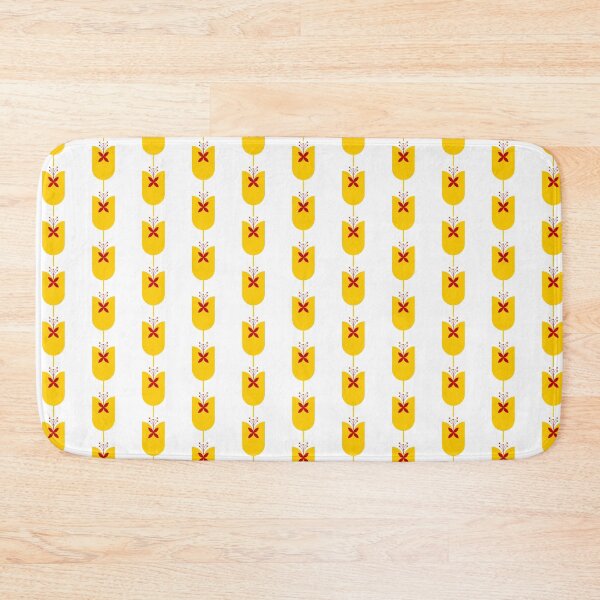 Item preview, Modern Geometric Yellow Flower Bud Illustration designed and sold by Rozi A.S.