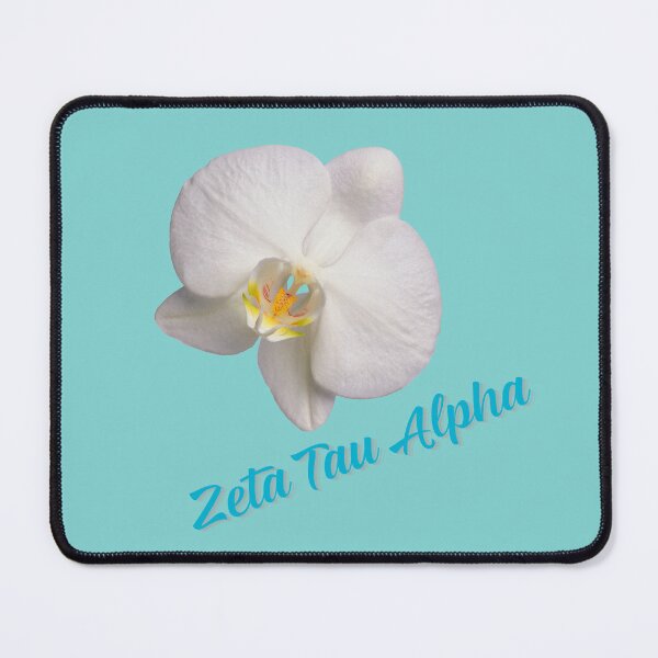 Item preview, Zeta Tau Alpha Sorority White Violet Flower designed and sold by JaymeOctober.