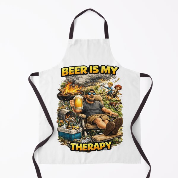 Item preview, Beer Is My Therapy Funny Beer Lover Shirt designed and sold by Bizon2910.