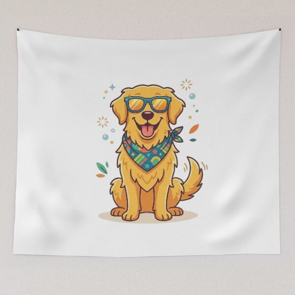 Item preview, Cool Golden Retriever T-Shirt | Dog Wearing Sunglasses | Funny Dog Lover Graphic designed and sold by Faisal  Shah.