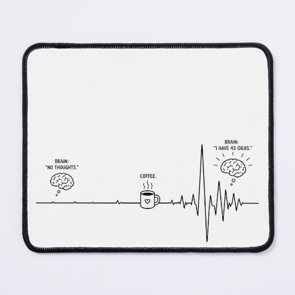 Item preview, ❤️ HEARTBEAT COLLECITON ❤️ - COFFEE ☕ - Brain Connection designed and sold by WheelieGdArt.
