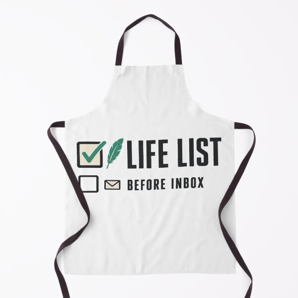 Item preview, Life List Before Inbox Birdwatching Field Log Shirt designed and sold by POD DYNASTY | Original Print On Demand T-Shirt Graphics.