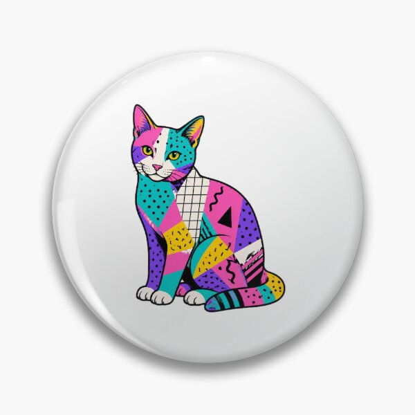 Item preview,  Memphis Cat Mascot designed and sold by Modern Mascot Archive.
