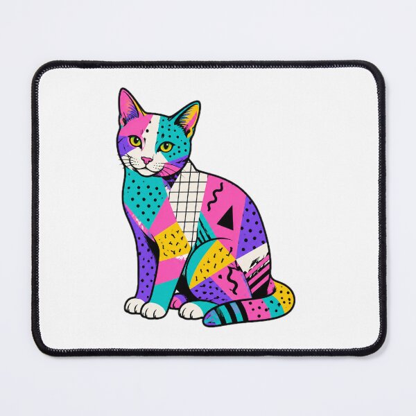 Item preview,  Memphis Cat Mascot designed and sold by Modern Mascot Archive.