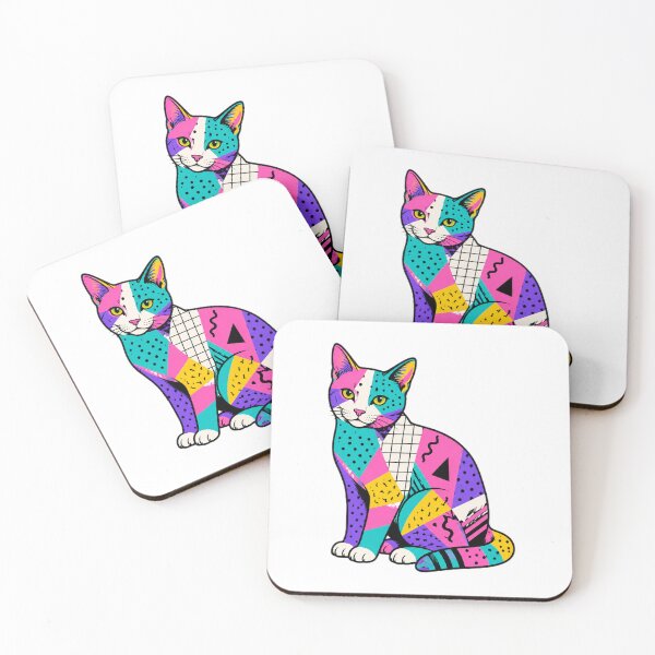Item preview,  Memphis Cat Mascot designed and sold by Modern Mascot Archive.