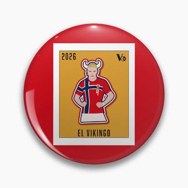 Item preview, El Vikingo | Original Soccer-Inspired Lotería Card Art Print designed and sold by Viridiana Osio.