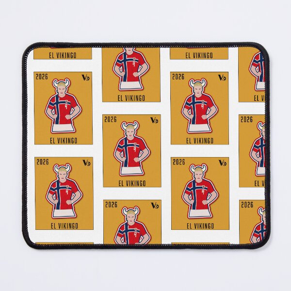 Item preview, El Vikingo | Original Soccer-Inspired Lotería Card Art Print designed and sold by Viridiana Osio.