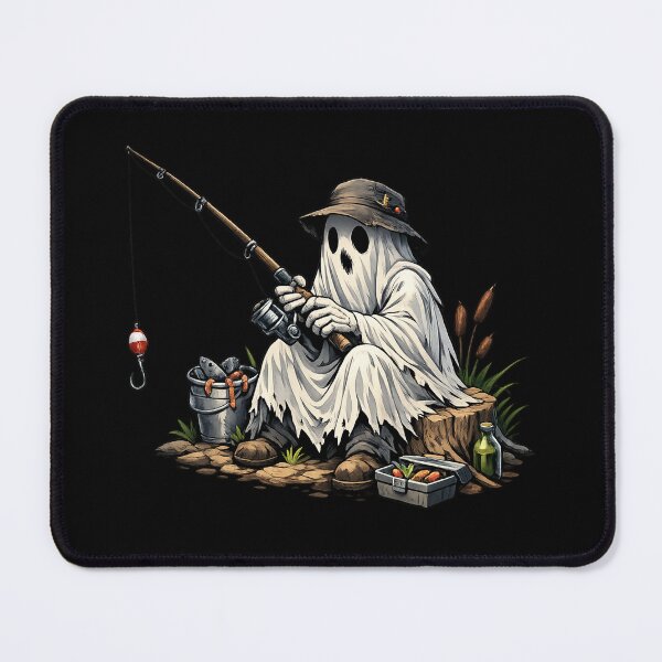 Item preview, Funny Ghost Fishing Shirt | Spooky Fisherman Halloween Angler Tee designed and sold by HectorStore11.