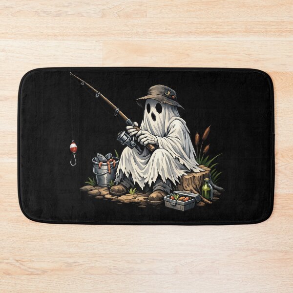 Item preview, Funny Ghost Fishing Shirt | Spooky Fisherman Halloween Angler Tee designed and sold by HectorStore11.