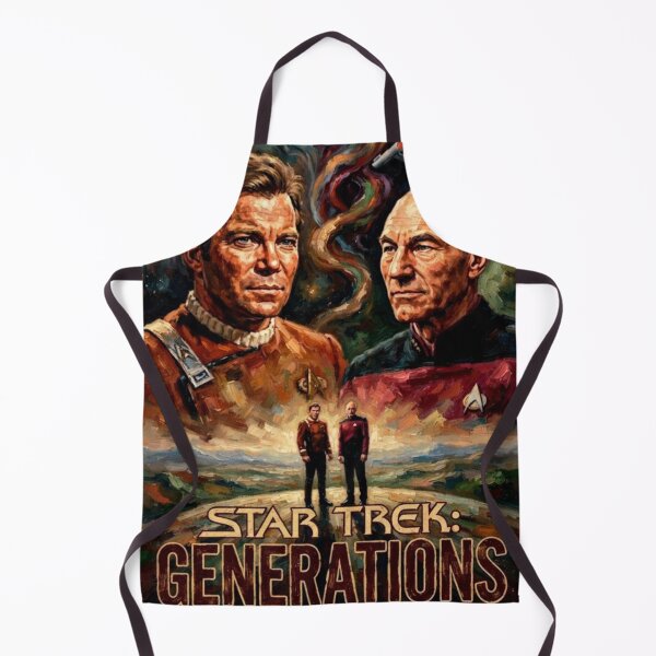 Item preview, Star Trek: Generations Retro Sci-Fi Space Opera Tribute Art Poster designed and sold by Art's Diner.