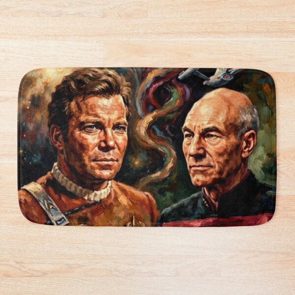 Item preview, Star Trek: Generations Retro Sci-Fi Space Opera Tribute Art Poster designed and sold by Art's Diner.