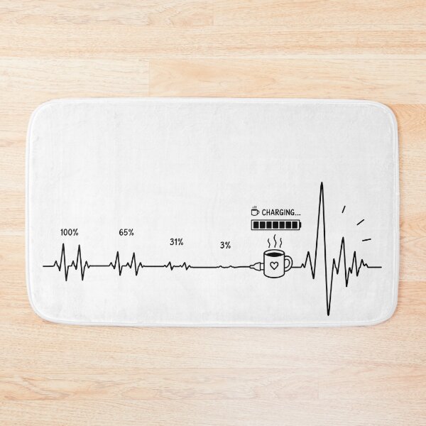 Item preview, ❤️ HEARTBEAT COLLECITON ❤️ - COFFEE ☕ - Coffee Battery Low designed and sold by WheelieGdArt.